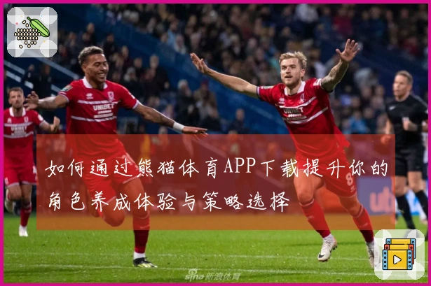 如何通过熊猫体育APP下载提升你的角色养成体验与策略选择