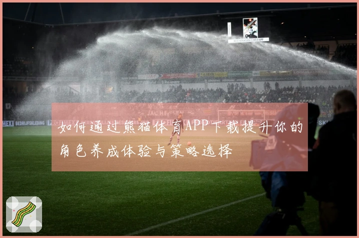 如何通过熊猫体育APP下载提升你的角色养成体验与策略选择